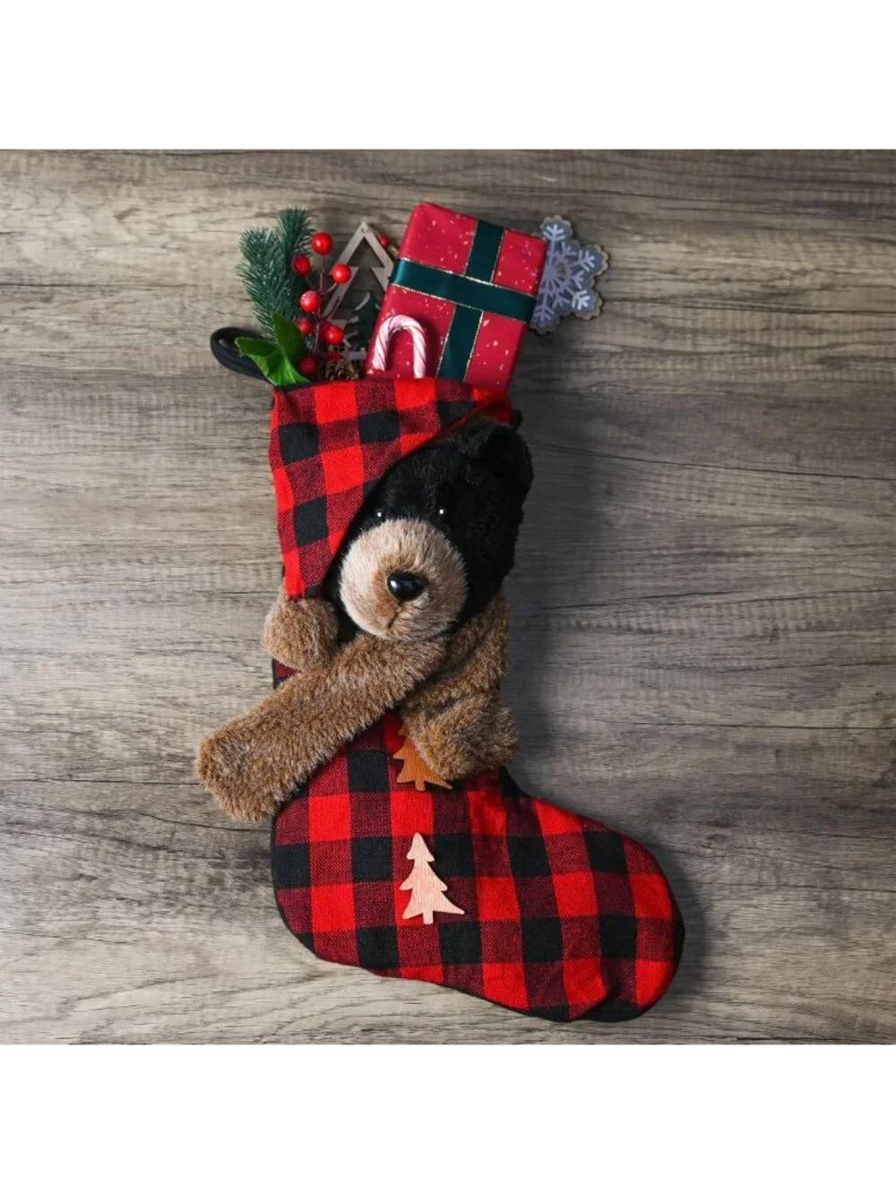 Cute Plush Christmas Stockings, 21